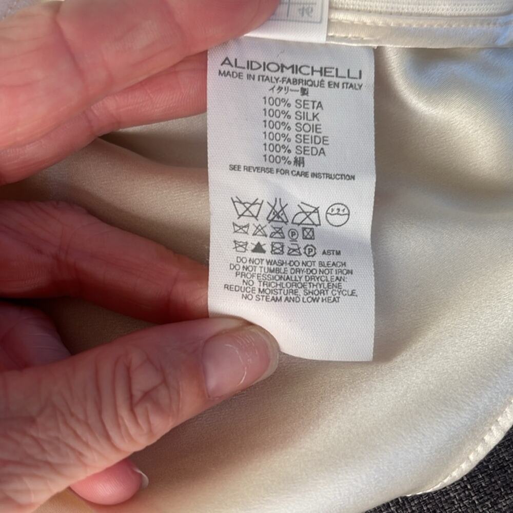 NWT Alidio Michelli silk tank. Size 12 - Picture 6 of 9